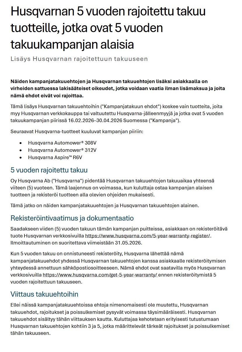 Husqvarna Automower® 308V robottiruohonleikkuri 9708310‑21 - Image 2