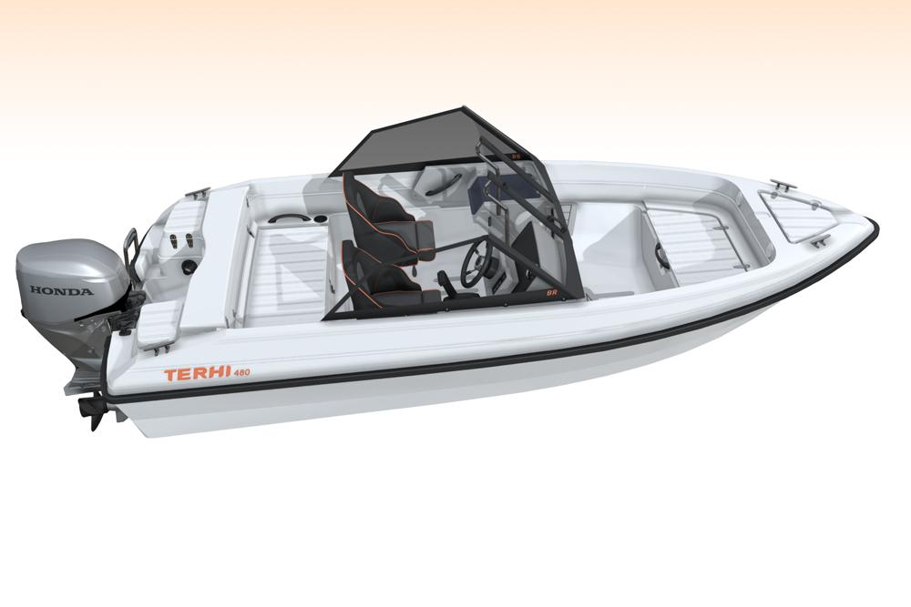 Terhi 480 BR +Honda BF60 AK1 LRTU moottori kampanjahintaan